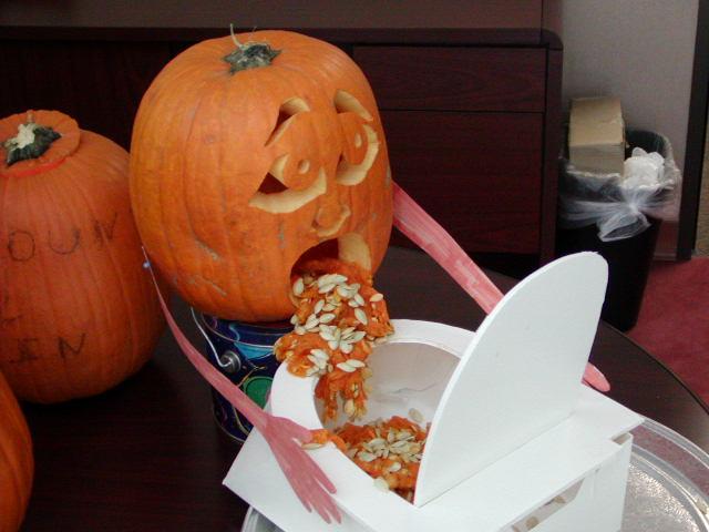 Foto Divertente: Zucca ripiena