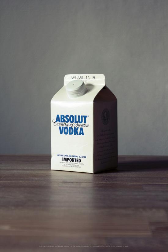 Foto Divertente: Vodka in Tetrapak