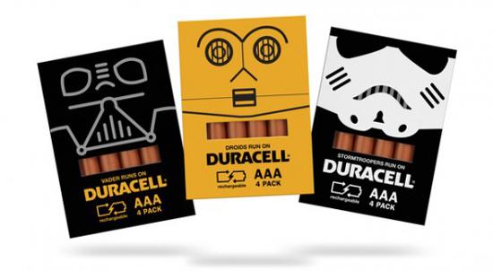 Foto Divertente: Confezioni di pile Duracell di Guerre Stellari