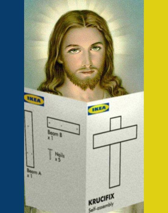 Foto Divertente: Crocifisso Ikea 