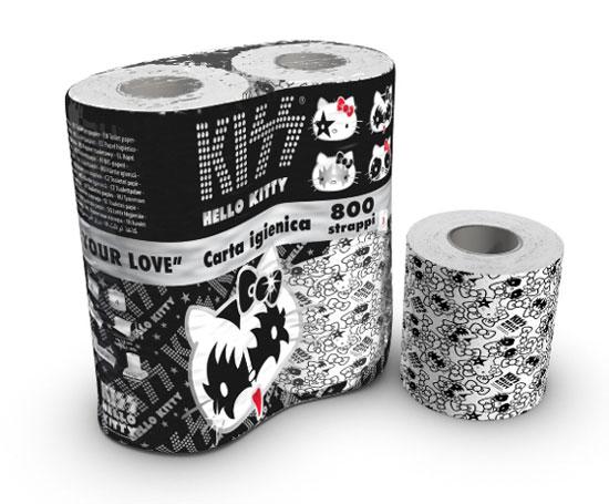 Foto Divertente: Carta igienica Hello Kitty/Kiss