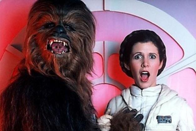 Principessa Leila e Chewbecca di Guerre stellari