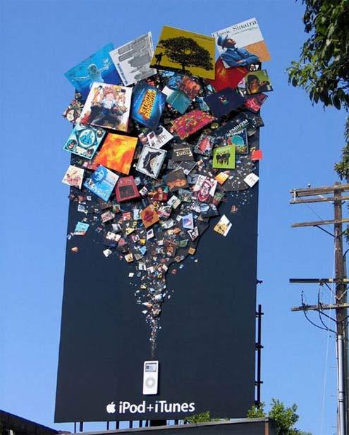 Foto Divertente: Cartellone i-Pod