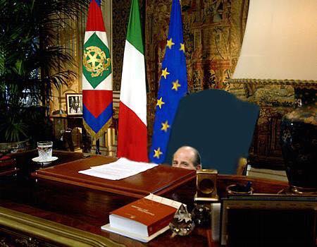 Magalli presidente che non arriva alla scrivania