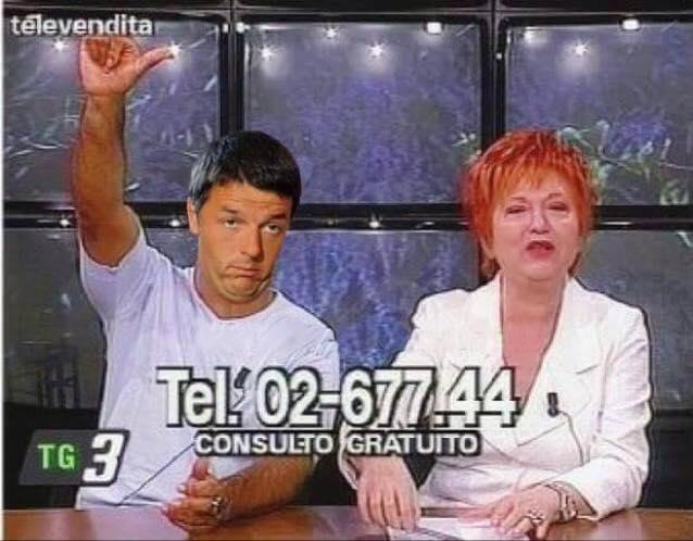 Renzi e Wanna Marchi venditori!