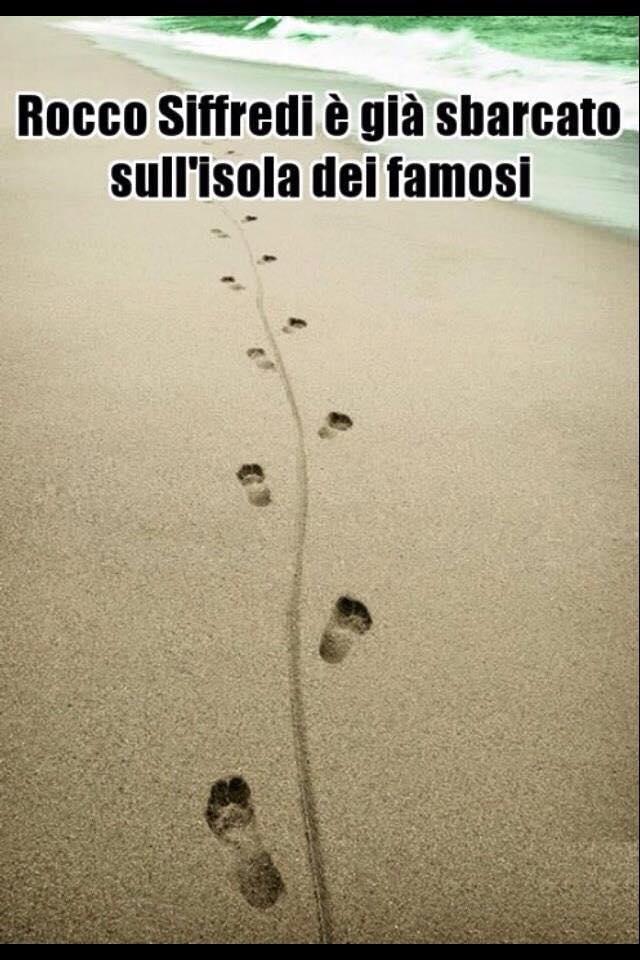 Le orme sulla sabbia di Rocco Siffredi 