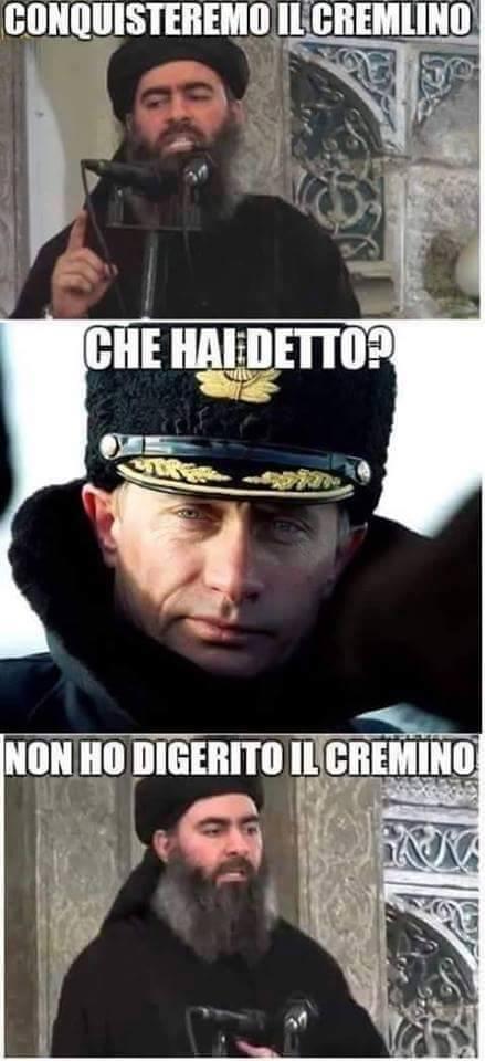 Foto Divertente: Putin che intimorisce un musulmano!