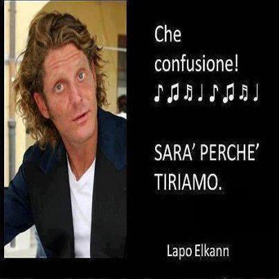Foto Divertente: Lapo Elkann che canta una canzone