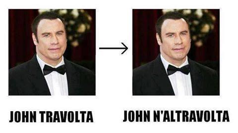 Foto Divertente: Due immagini di John Travolta