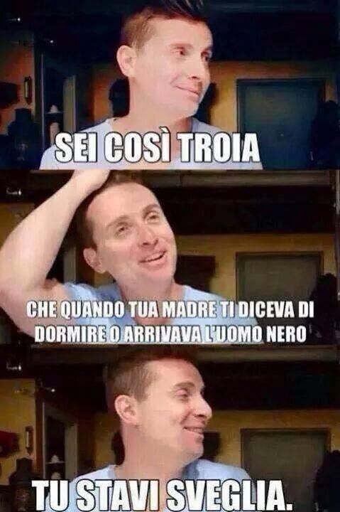 Riflessione sulla donna che aspetta l'uomo nero