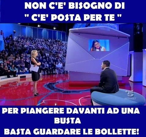 Pianto quando si apre una busta..a c'è posta per te!