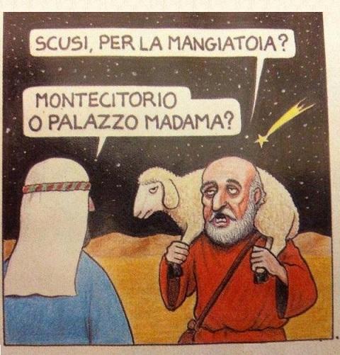 Foto Divertente: Re magi che chiedono come si arriva alla mangiatoia
