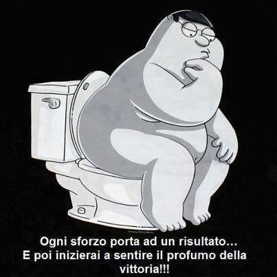 Foto Divertente: Uomo sul wc che sente il profumo della vittoria