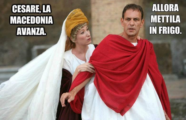 Dialogo con Cesare sul pericolo della Macedonia