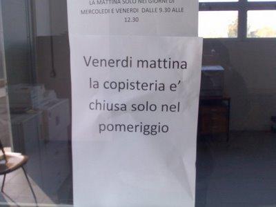 Foto Divertente: Orario apertura copisteria 