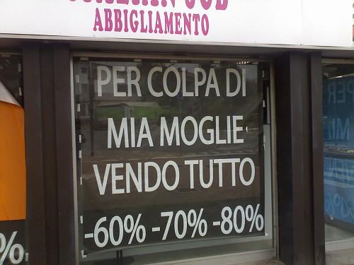 Foto Divertente: Sconti negozio