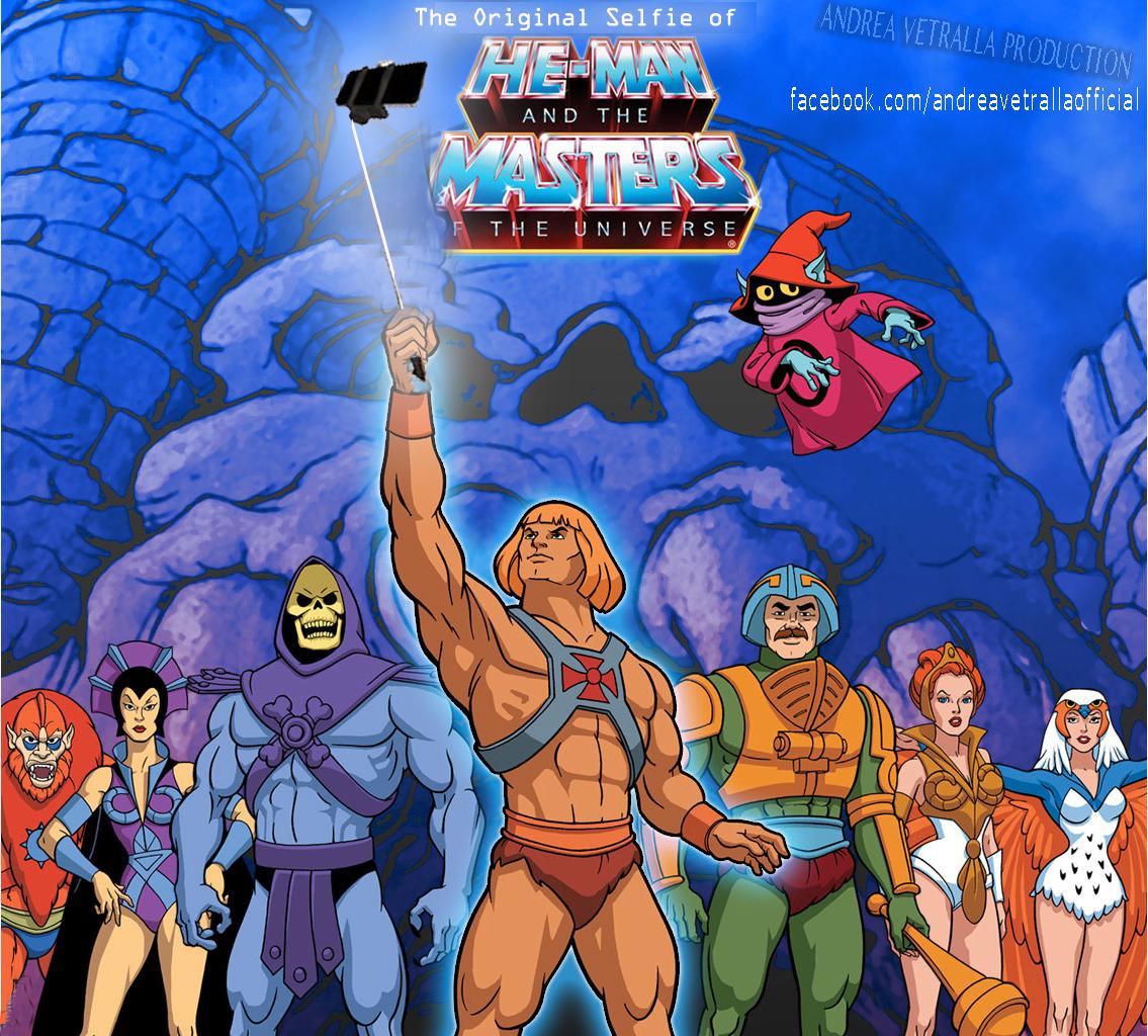 He-man che si fa un selfie
