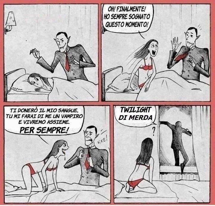 Foto Divertente: Due vampiri in camera da letto