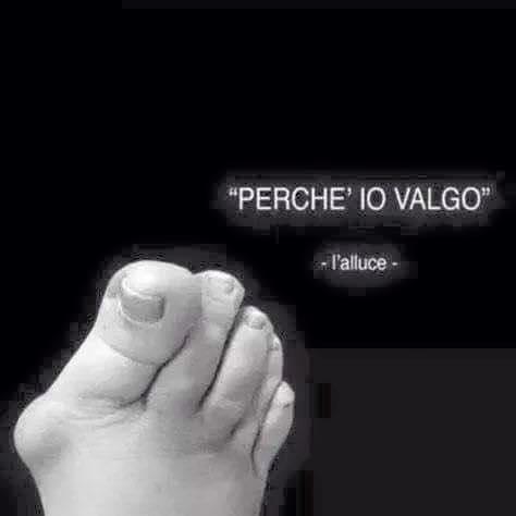 Piede con alluce valvo