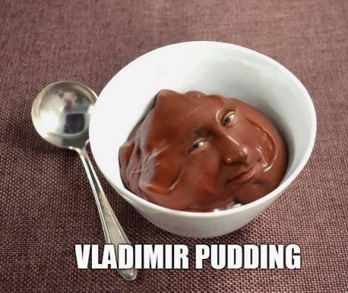 Foto Divertente: Budino con faccia di Putin