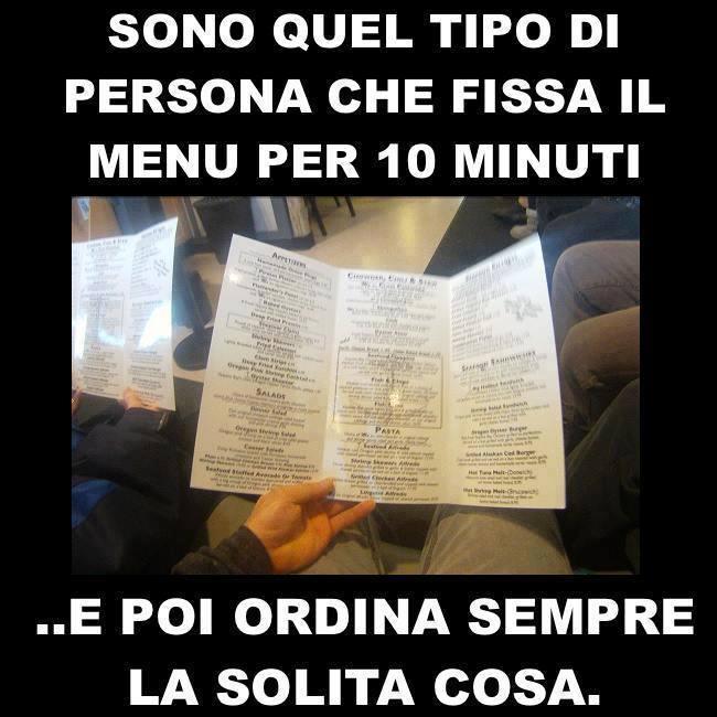 Foto Divertente: Guardare per 1 ora un menù del ristorante 