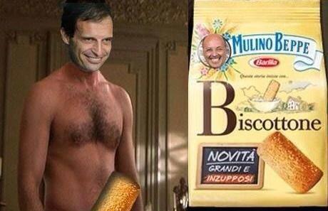 Allegri e il biscottone del Mulino Bianco
