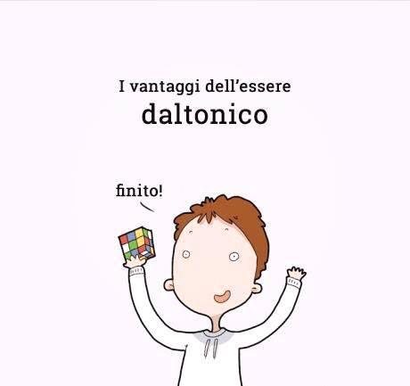 Foto Divertente: Bambino che gioca al cubo di rubik