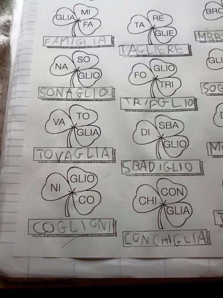 Foto Divertente: Compito scolastico e la parola "coglioni"