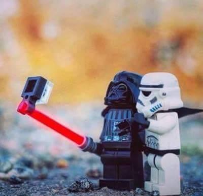 Foto Divertente: Star wars che si fa un selfie