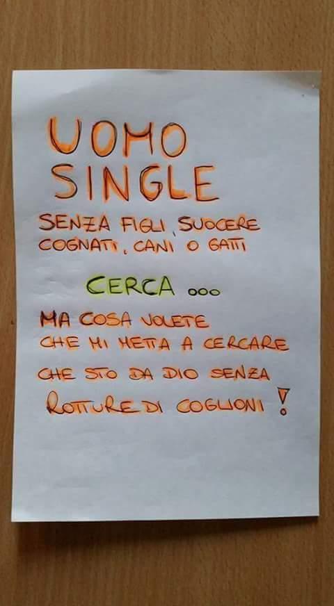 Foto Divertente: Ragazzo single che lascia un appello