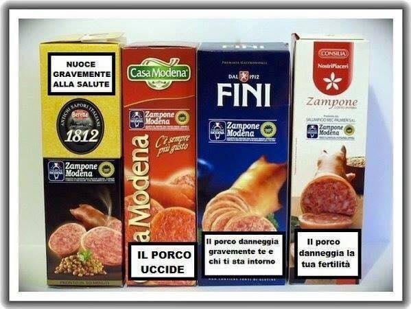 Foto Divertente: Nuova confezione di zamponi con raccomandazioni per la salute