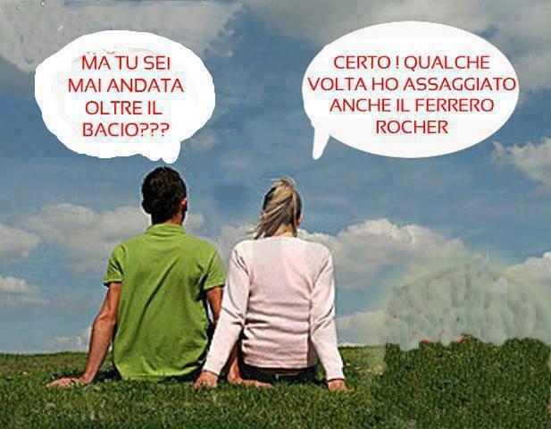 Fidanzati che si chiedono se sono andati oltre al bacio!