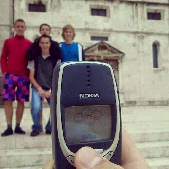 Fotografia con un vecchio Nokia