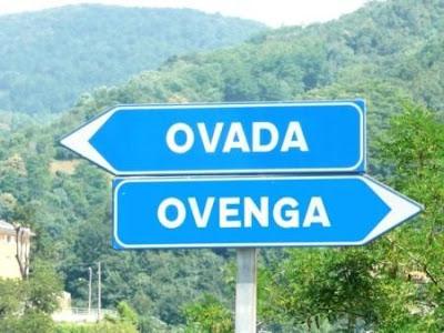 Segnale stradale di "Ovada"