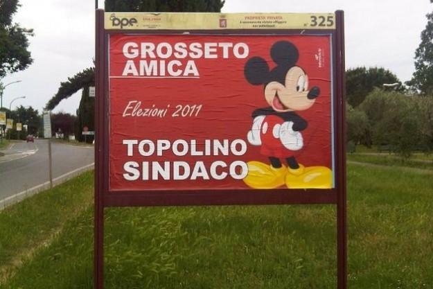 Foto Divertente: Topolino sindaco