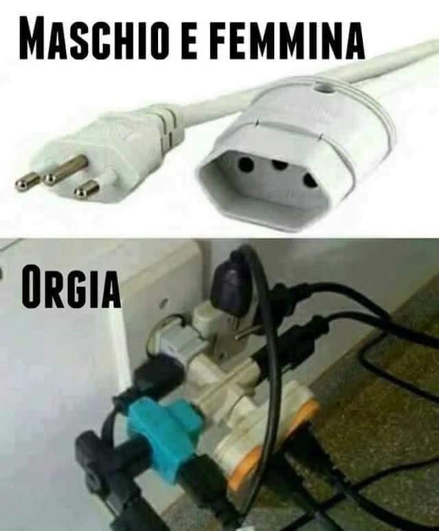 Una presa ed una spina a confronto con una presa con tante spine