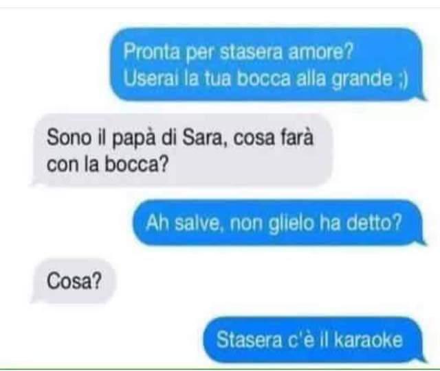 Messaggio sul cellulare tra fidanzati ed interviene il padre