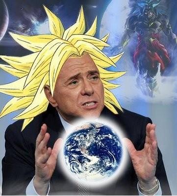 Foto Divertente: Berlusconi super sayan