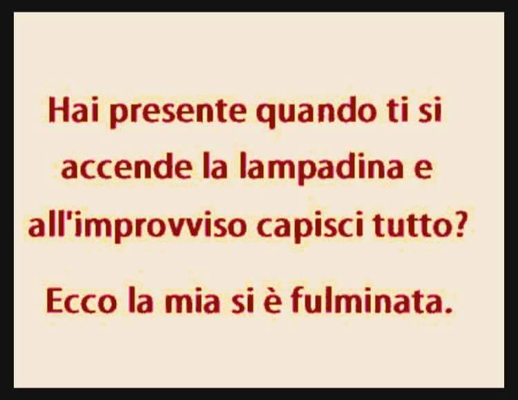 Quando si accende la lampadina ma è fulminata