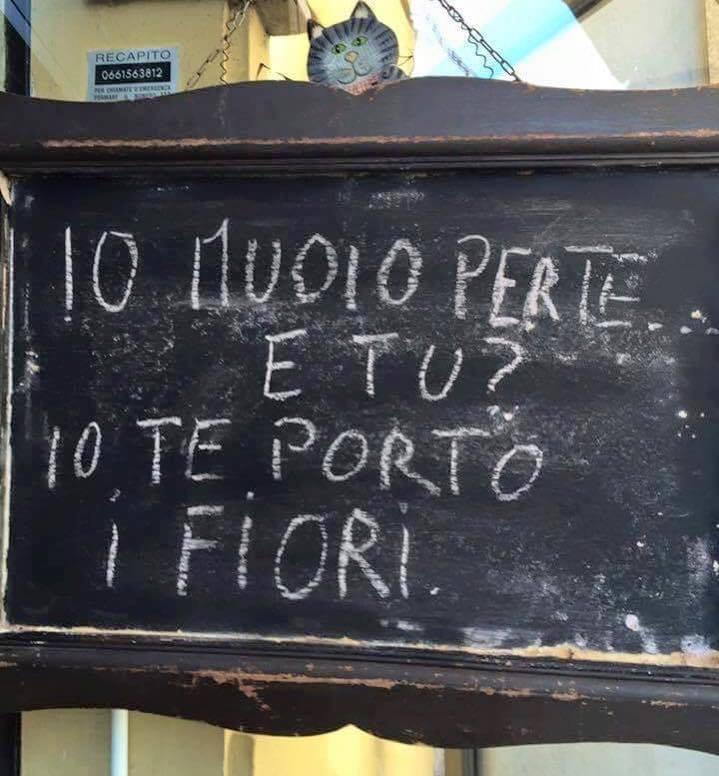 Scritta sulla lavagna sul muoio per te