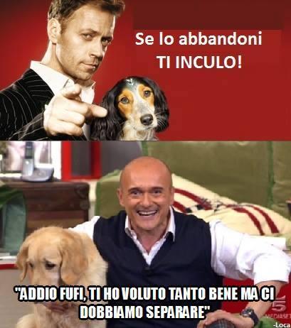 Foto Divertente: Rocco Siffredi e Signorini sull'abbandono dei cani