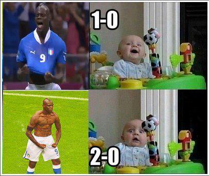Foto Divertente: Come un bambino vede Balotelli
