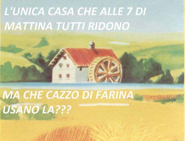Pubblicità della farina del Mulino Bianco