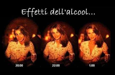 Come vedi una donna dopo che hai bevuto dell'alcool