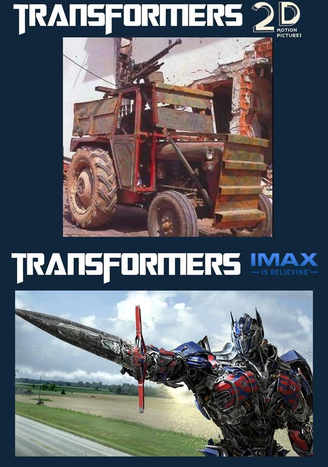Foto Divertente: Confronto tra transformers