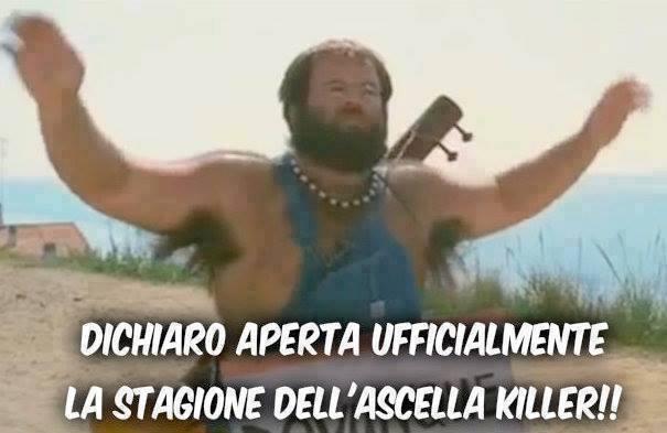 Foto Divertente: Uomo con ascella pelosa che alza le braccia
