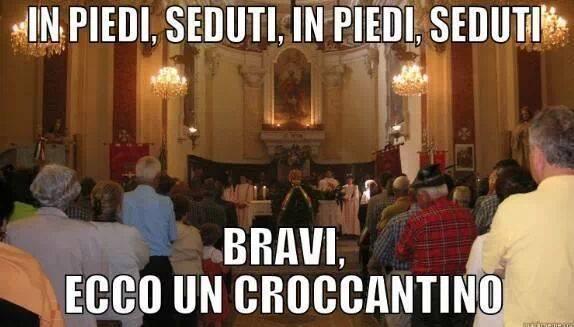 Foto Divertente: Come ci si comporta in chiesa