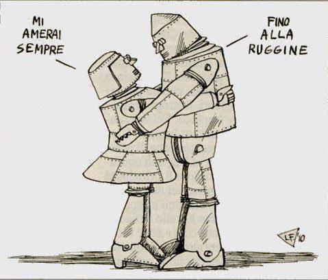 Foto Divertente: Due robot che si amano