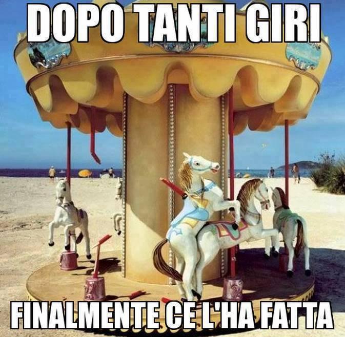 Foto Divertente: Giostra con i cavalli eccitati