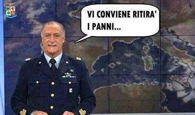 Foto Divertente: Meteorologo che annuncia prossime piogge
